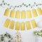 5.5 feet Gold Baby Month Milestone Paper Hanging 1st Birthday GARLAND Party